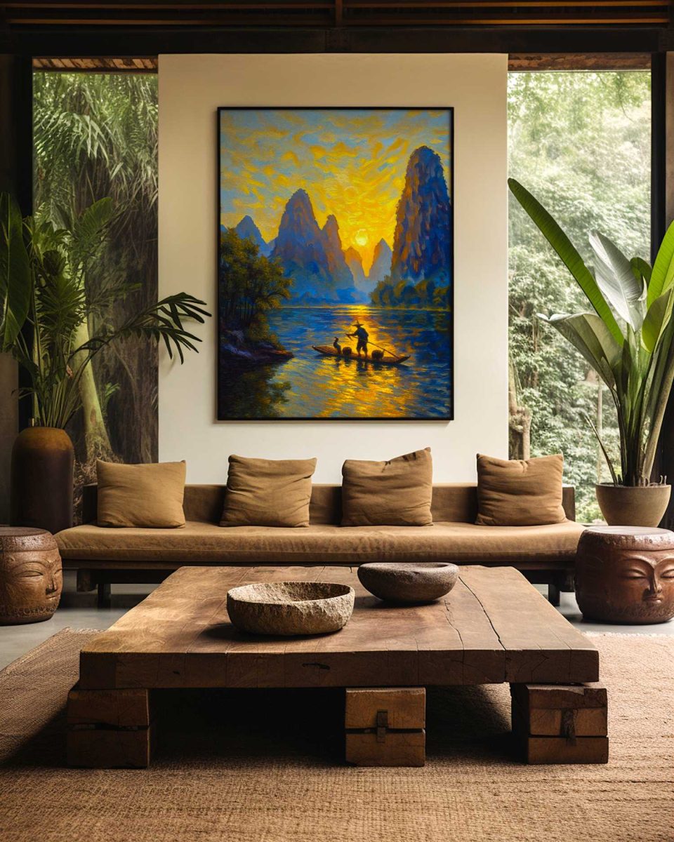 AF_Landscape_Guilin_Impressionist_Portrait_Between-Peaks_v02_Mockup_Livingroom