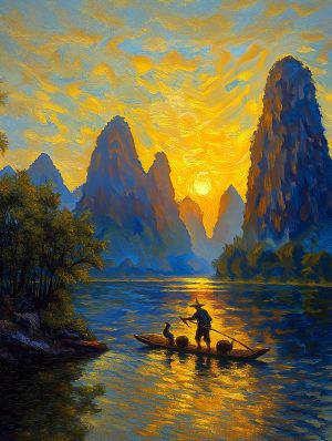 AF_Landscape_Guilin_Impressionist_Portrait_Between-Peaks_v03