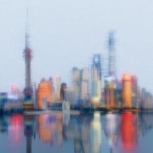 AF_Cityscape_Shanghai_Expressionist_Square_Shanghai-Reflections_v02