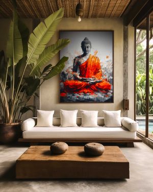 AF_Culture_Spiritual_Expressionist_Portrait_Buddha_v02_Mockup_Livingroom