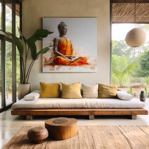 AF_Culture_Spiritual_Expressionist_Square_Buddha_v02_Mockup_Livingroom