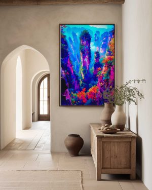 AF_Landscape_China_Pop_Portrait_Zhangjiajie-Dawn_v02_Mockup_Hallway