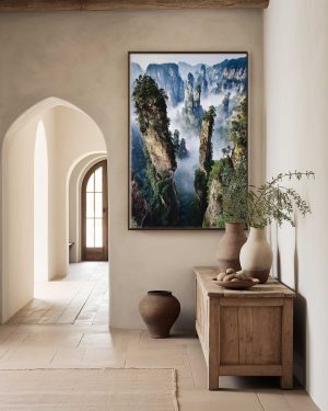 AF_Landscape_China_Realistic_Portrait_Zhangjiajie-Dawn_v02_Mockup_Hallway