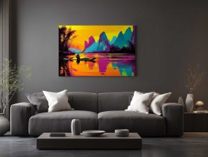 AF_Landscape_Guilin_Pop_Landscape_Dusk-Between-Peaks_v01_Mockup_Livingroom