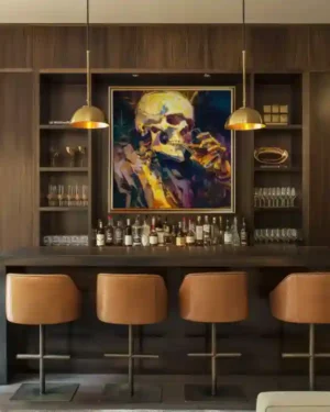 AF_People_Face_Abstract_Square_Skeletal-Cheers_v01_Mockup_Restaurant-600x750