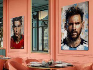 AF_People_Famous_Expressionist_Portrait_Messi-Ronaldo-faces_v01_Mockup_Restaurant
