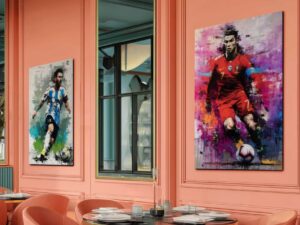 AF_People_Famous_Expressionist_Portrait_Messi-Ronaldo_v01_Mockup_Restaurant